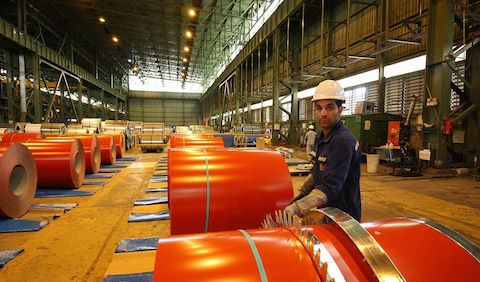 تولید فولاد مبارکه از ۷ میلیون تن می‌گذرد