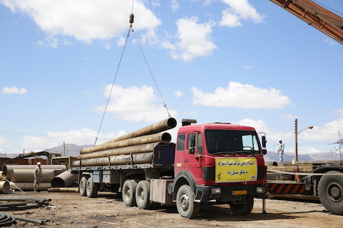 امداد رسانی شرکت فولاد مبارکه به مناطق سیل زده