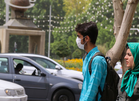 آلودگی هوای اصفهان در روزهای گرم بهاری