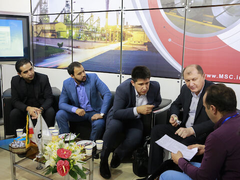 چهارمین روز از یازدهمین نمایشگاه بیت المللی متالورژی فولاد ریخته گری صنایع و ماشین الات وابسته اصفهان به همراه بازدید اقای دکتر فولاد گر نماینده مجلس شورای اسلامی اصفهان از غرفه های شرکت فولاد مبارکه