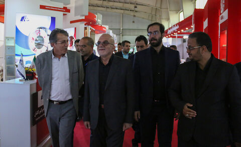 چهارمین روز از یازدهمین نمایشگاه بیت المللی متالورژی فولاد ریخته گری صنایع و ماشین الات وابسته اصفهان به همراه بازدید اقای دکتر فولاد گر نماینده مجلس شورای اسلامی اصفهان از غرفه های شرکت فولاد مبارکه