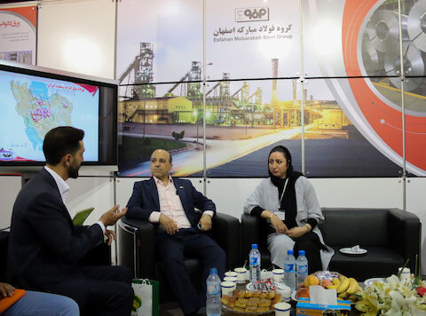 چهارمین روز از یازدهمین نمایشگاه بیت المللی متالورژی فولاد ریخته گری صنایع و ماشین الات وابسته اصفهان به همراه بازدید اقای دکتر فولاد گر نماینده مجلس شورای اسلامی اصفهان از غرفه های شرکت فولاد مبارکه