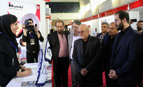 چهارمین روز از یازدهمین نمایشگاه بیت المللی متالورژی فولاد ریخته گری صنایع و ماشین الات وابسته اصفهان به همراه بازدید اقای دکتر فولاد گر نماینده مجلس شورای اسلامی اصفهان از غرفه های شرکت فولاد مبارکه