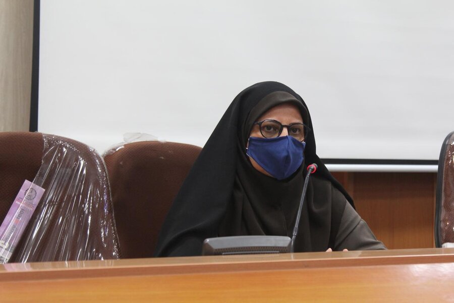 مرضیه فرشاد رئیس جدید هیات نابینایان و کم بینایان استان اصفهان 