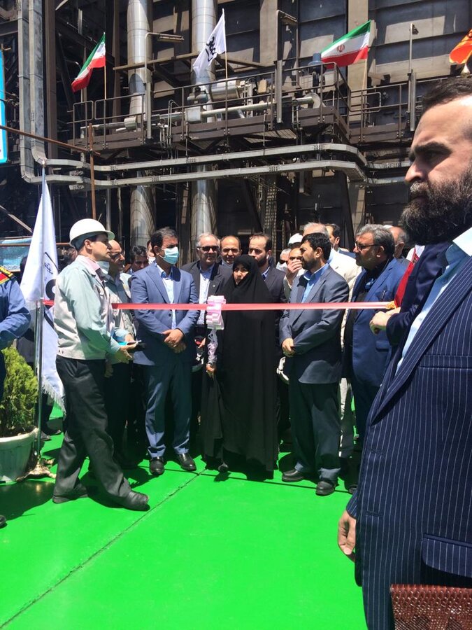مراسم رونمایی از احداث بویلر بازیافت حرارت از نیروگاه گاز(HRSG)