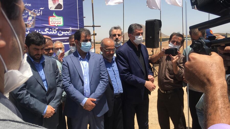 ابر پروژه واحد نورد گرم 2 فولادمبارکه کلنگ زنی شد