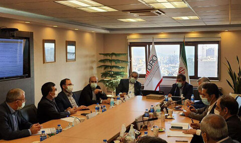 جلسه پایش اقدامات انجام شده شرکت صنایع فولاد کردستان