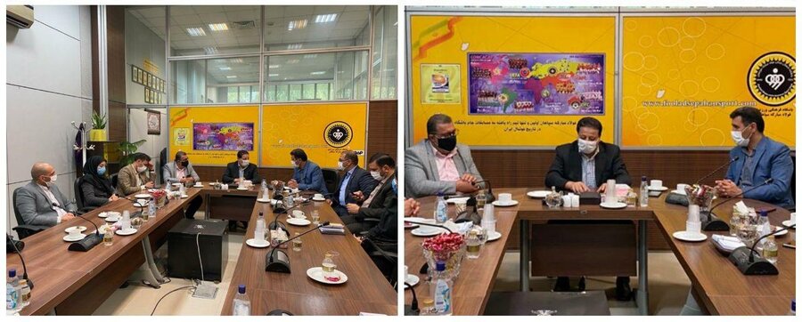 دیدار مدیرکل ورزش و جوانان با محمدرضا ساکت