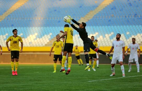 شکست طلایی پوشان مقابل شاگردان منصوریان