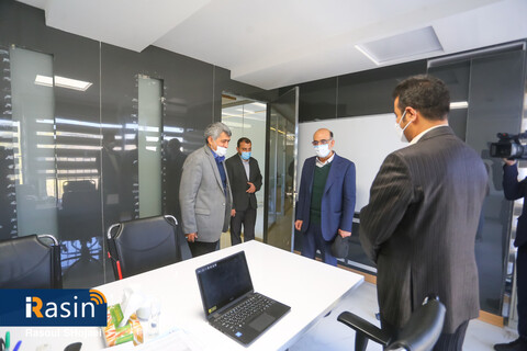 بازدید مدیر عامل شرکت فولاد مبارکه از هلدینگ آتیه فولاد نقش جهان