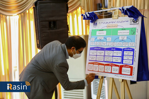 مراسم رونمایی از نقشه استراتژی شرکت آتیه فولاد نقش جهان