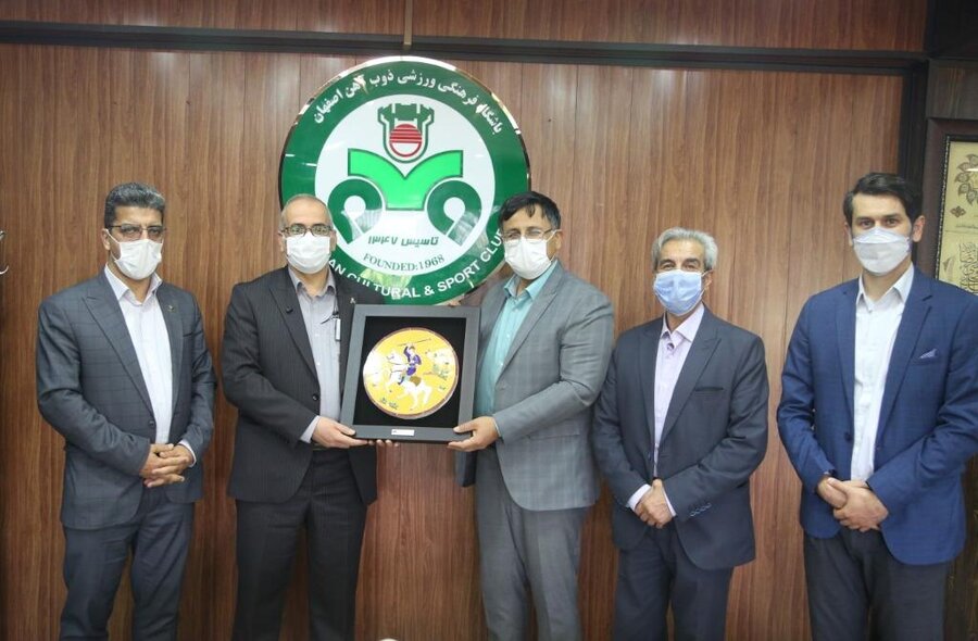 دیدار معاون فرهنگی شهردار اصفهان با مدیرعامل باشگاه ذوب آهن 
