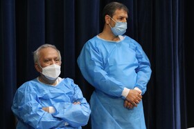 مراسم تزریق نخستین واکسن مشترک ایران و کوبا