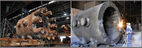 بزرگترین قالب شمش فولاد در مجتمع صنعتی اسفراین