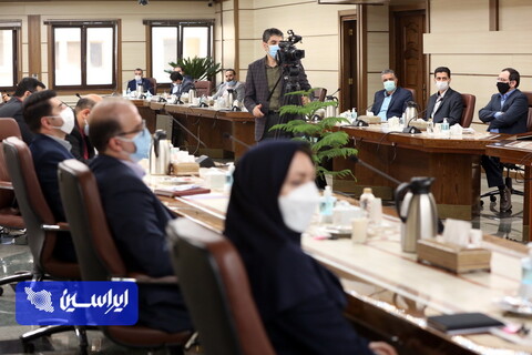 جلسه ویدئو کنفرانسی روسا و مسئولین روابط عمومی سازمان صمت استانی و مدیران روابط عمومی واحدهای تابعه با حضور وزیر صمت