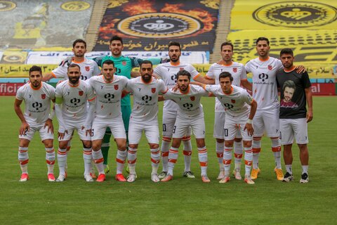 برد شیرین سپاهان مقابل مس رفسنجان در هفته بیست و سوم لیگ برتر فوتبال ایران عکس:مجتبی جهان بخش