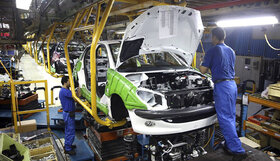 تولید خودروسازان از مرز ۳۴۵ هزار دستگاه گذشت
