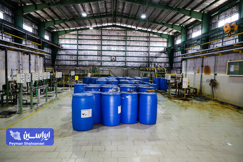 سالن نگهداری و تزریق مواد مورد نیاز جهت تصفیه پساب