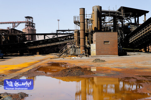 نمایی دیگر از یکی از غبارگیرهای مدرن ناحیه آهن سازی