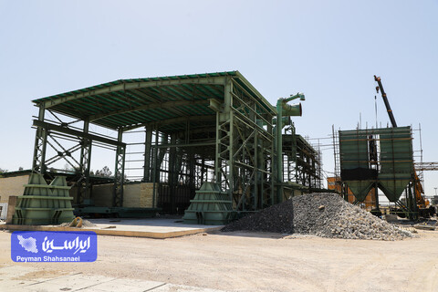 طراحی و ساخت سالن مدرن سند بلاست ناحیه فولاد سازی و ریخته گری مداوم