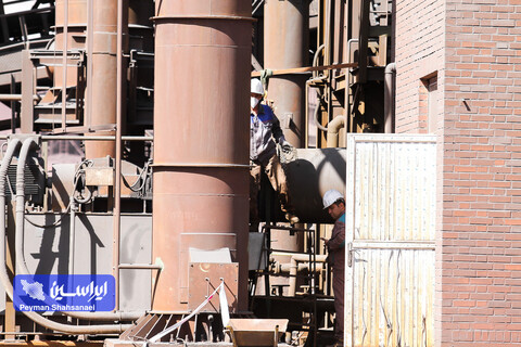 نمایی دیگر از غبارگیرهای ناحیه آهن سازی