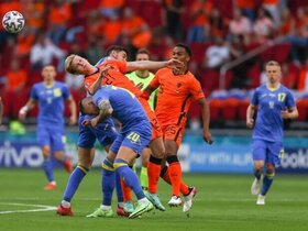 کامبک نیمه تمام اوکراین مقابل هلند