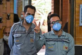حماسه‌ی حضور کارکنان شرکت فولاد مبارکه در سیزدهمین دوره  انتخابات ریاست جمهوری