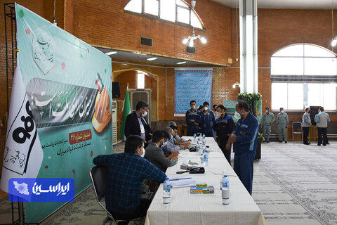 حضور پرشور کارکنان شرکت فولاد مبارکه در سیزدهمین انتخابات ریاست جمهوری