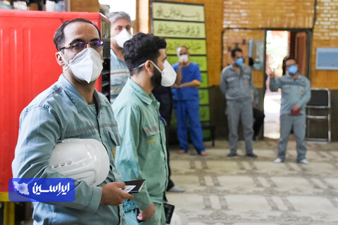 حضور پرشور کارکنان شرکت فولاد مبارکه در سیزدهمین انتخابات ریاست جمهوری