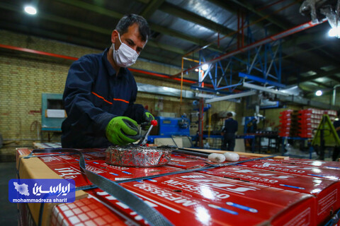 خط تولید شرکت برنا باتری