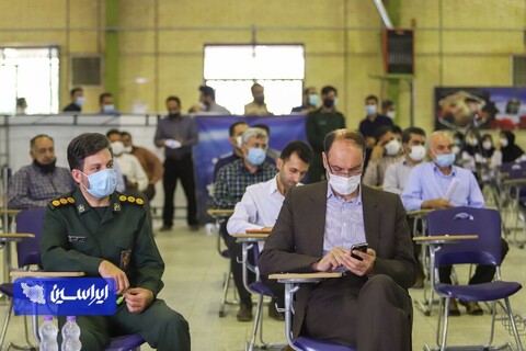 آئین افتتاح ایستگاه واکسیناسیون شرق اصفهان در دانشگاه آزاد اسلامی واحد اصفهان
