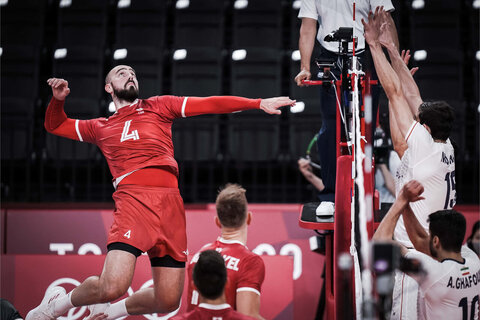 تیم ملی والیبال ایران برابر کانادا المپیک توکیو
