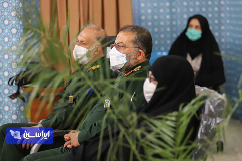 آئین افتتاح سومین ایستگاه واکسیناسیون مشترک شرکت فولاد مبارکه و سپاه صاحب الزمان  در مصلای نماز جمعه رهنان
