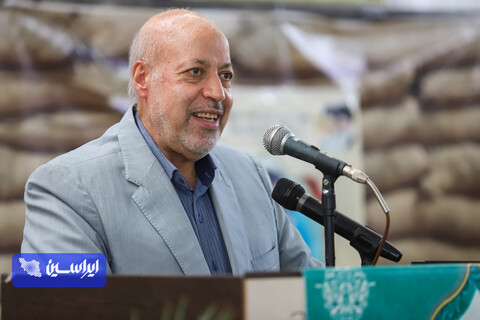آئین افتتاح سومین ایستگاه واکسیناسیون مشترک شرکت فولاد مبارکه و سپاه صاحب الزمان  در مصلای نماز جمعه رهنان