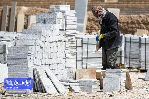 اصفهان رتبه نخست تولید و فرآوری سنگ در ایران