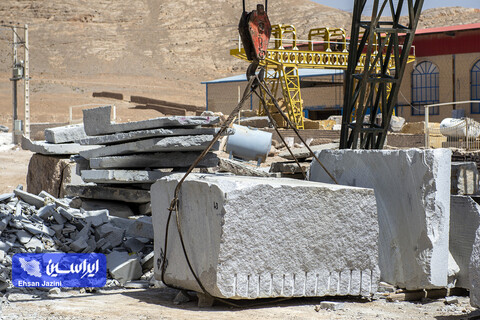 اصفهان رتبه نخست تولید و فرآوری سنگ در ایران