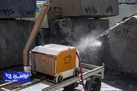 اصفهان رتبه نخست تولید و فرآوری سنگ در ایران