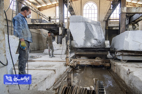 اصفهان رتبه نخست تولید و فرآوری سنگ در ایران