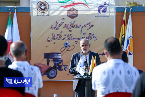 مراسم رونمایی از اولین دستگاه توپ انداز تولید داخل