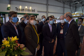 بازدید مدیرعامل شرکت فولاد مبارکه از نمایشگاه بین‌المللی متالکس