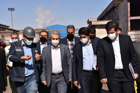 بازدید وزیر صمت از ذوب آهن پاسارگاد