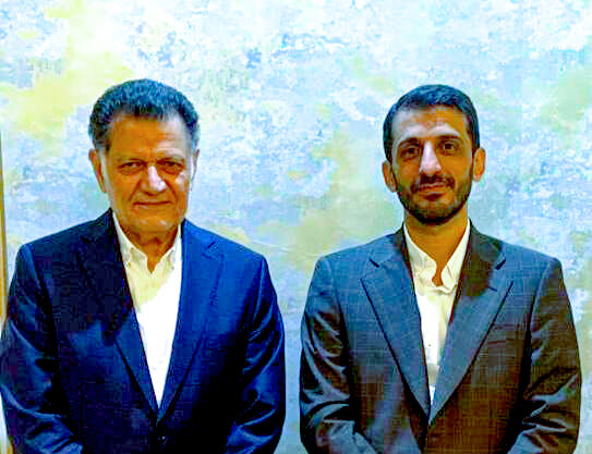 مدیرعامل فولاد مبارکه با مجری طرح و نخستین مدیرعامل این شرکت دیدار کرد