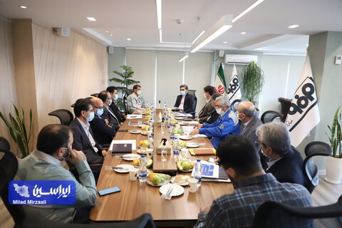 دیدار مدیرعامل ایران‌خودرو و مدیرعامل فولاد مبارکه