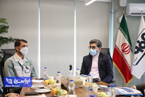 دیدار مدیرعامل ایران‌خودرو و مدیرعامل فولاد مبارکه