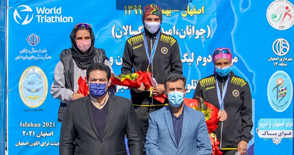 قهرمانی بانوان سپاهانی در لیگ دواتلون کشور 