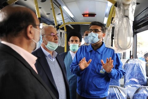 رونمایی از اتوبوس برقی ایران خودرو دیزل