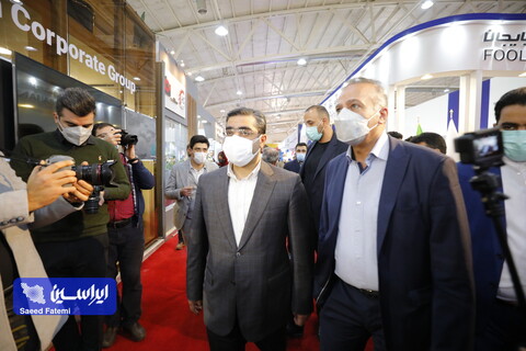 آیین افتتاحیه نمایشگاه بین‌المللی متالورژی و ریخته‌گری(ایران‌متافو) با حضور معاون امور صنایع وزارت صمت