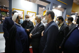 بازدید نمایندگان مجلس شورای اسلامی و برخی از مسئولان از غرفه گروه فولاد مبارکه در نمایشگاه متالورژی(ایران‌متافو)