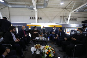 بازدید نمایندگان مجلس شورای اسلامی و برخی از مسئولان از غرفه گروه فولاد مبارکه در نمایشگاه متالورژی(ایران‌متافو)