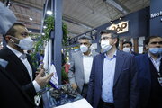 بازدید دستیار ویژه وزیر صمت از غرفه گروه فولاد مبارکه در هجدهمین نمایشگاه متالورژی(ایران‌متافو)